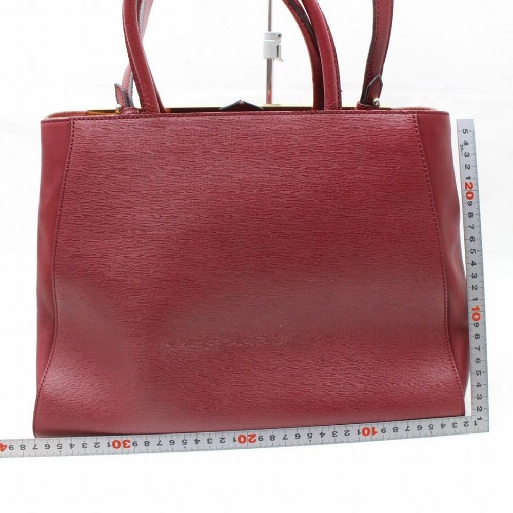 Fendi Burgundy Leather 2 Jours 2way 868399 - Picture 8 of 8